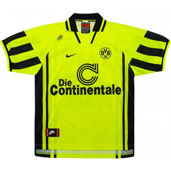 Tailandia Camiseta Borussia Dortmund 1ª Retro 1996 1997 Amarillo